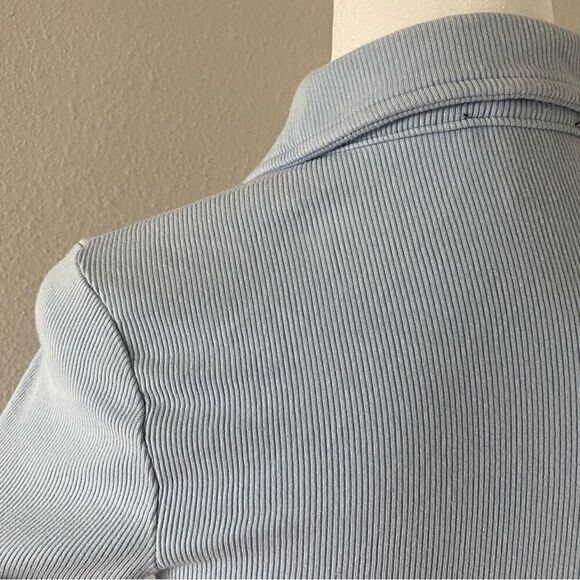 Forever 21 Button Front Tee Dress Ribbed Short Sleeves SZ S - Picture 6 of 14